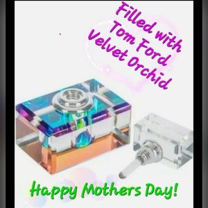 GORGEOUS Crystal Perfume Bottle Filled with Tom Ford's Velvet Orchid